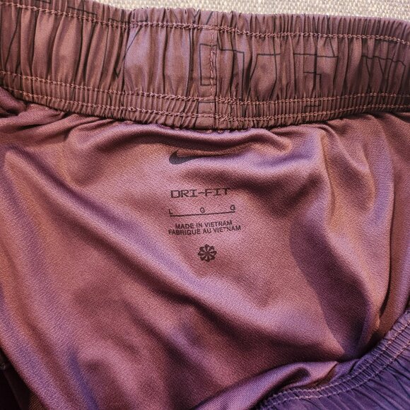 Nike Womens Running Shorts Purple Large - Picture 2 of 4